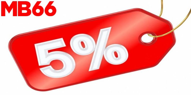 Hoàn 5% tổng giá trị tiền nạp