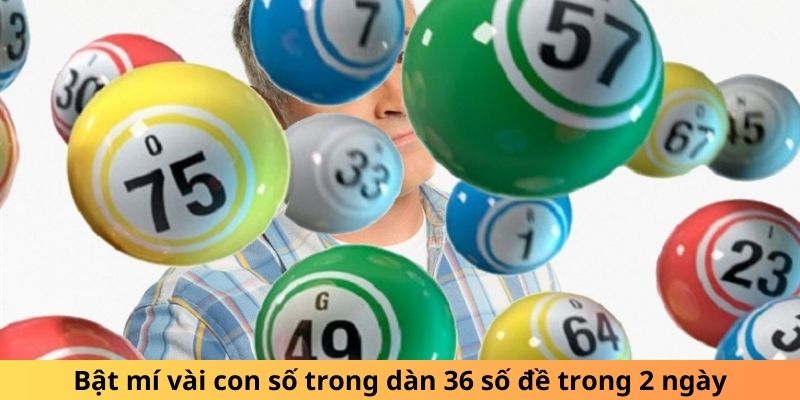 Bật mí vài con số trong dàn 36 số đề trong 2 ngày